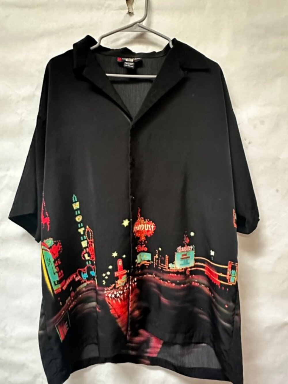 Las Vegas Hawaiian Shirt size large Vintage